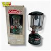 Image 1 : Coleman Model 222A Small Lantern Green with Original Box 1988