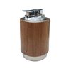 Image 1 : Ronson Varaflame Teak and Chrome Table Lighter Made in England 1960s Mid-Century Modern