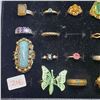 Image 4 : Tray of 30 Fashion & Costume Rings - Metal Rings with a variety of designs & sizes (Display tray not