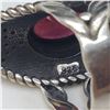 Image 5 : 4 New Sterling Silver Garnet Cabochon Rings -  Total weight: 37.6  grams