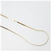 Image 4 : 14 KT Fine Yellow Gold 15" Chain - Stamped .585 - Weight: 1.4 grams