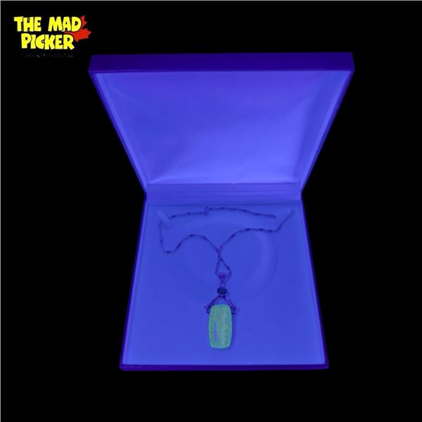 Sterling Silver Opal Triplet & Peridot Pendant on .925 Italy Chain (18") - Pendant is 1.5" x 3" - To