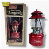 Image 1 : Coleman Lantern Model 200A Red with Original Box 1979 Single Mantle USA