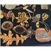 Image 5 : 35 Brooches & Stick Pins - Majority are Vintage - Variety of Materials (Display tray not included)
