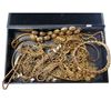 Image 1 : 35 Good Quality Gold -Tone Necklaces - Wide variety of chain styles and lengths (Display tray not in