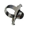 Image 2 : New Labradorite Cabochon Ring Set in .925 Sterling Silver - Size 11 ring is 45mm long  - Total weigh