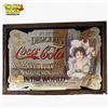 Image 2 : Large Coca-Cola 5 Cent Vintage Mirror Framed Advertisement 20th Century