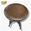 Image 3 : Victorian-Style Wooden Swivel Piano Stool Ball-and-Claw Feet Late 19th-Early 20th Century Style