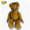 Image 2 : Vintage 28-Inch Mohair Straw Stuffed Teddy Bear Mid-20th Century