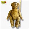 Image 3 : Vintage 28-Inch Mohair Straw Stuffed Teddy Bear Mid-20th Century