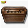 Image 3 : Philco Model 46-350 Vintage Portable Tube Radio 1946 Wooden Tambour Door