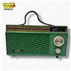 Image 1 : Vintage Sanyo Transworld Model 6ca-119 AM Radio 1968-1970 Green Lunchbox Design