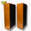 Image 2 : Vintage JVC Unmarked Wooden Cabinet Speakers 1970s Era Pair