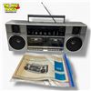 Image 1 : Realistic Scr-17 Am/fm Stereo Cassette Recorder 1980s Portable
