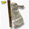 Image 3 : Unmarked Porcelain Rabbit Figurine White 13-Inch 20th Centu