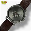 Image 1 : MVMT Chrono Men's Watch with 45mm Gunmetal Stainless Steel Case and Brown Leather Strap