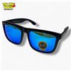 Image 1 : New Genuine Ray-Ban Wayfarer 901 Sunglasses - Black Frame with Blue G-15 Lenses