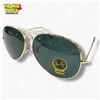 Image 1 : New Genuine Ray-Ban Aviator Sunglasses - Gold Wire Frame with G-15 Lenses