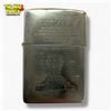 Image 2 : Zippo World Army Japanese Battle Ship Yamato Lighter - Serial No. 0497 - Stamped D Zippo IX on the u