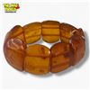 Image 2 : Amber Stretch Bracelet with 10 Sections - Each section is: 20mm x 25mm x 7mm thick - Needs to be res