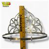 Image 3 : Rhinestone Tiara with Adjustable Band (missing 1 clear stone) front is 8" x 6" tall