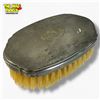 Image 1 : Antique English Sterling Backed Horse Hair Clothes Brush - Total weight: 132 grams