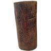 Image 2 : Hand-Carved Vintage Tiki Mask Log 22-Inch Tall Wooden Polynesian Style