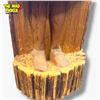 Image 5 : Early Hand Carved First Nations Woman in British Columbia Cedar Log Folk Art