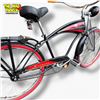 Image 3 : Vintage Schwinn Black Phantom Cruiser Cantilever Frame Bicycle Black & Red Iconic Bike