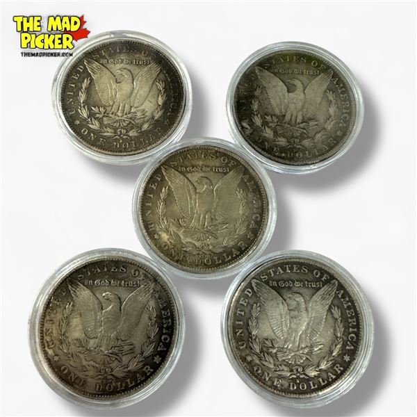 Reproduction Morgan Dollars Silver Plated 1883-1887