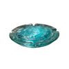 Image 1 : Anchor Hocking Soreno Aqua Glass Ashtray Set Mid-Century 1960s-70s