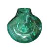 Image 3 : Vintage Murano Green Art Glass Ashtray Bowl Bullicante Technique Mid-Century 9" Long