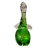 Image 3 : Vintage Murano-Style Hand-Blown Green Art Glass Elephant Figurine 8-9 Inches 8" Tall