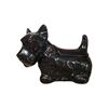 Image 1 : Vintage Black Scottish Terrier Dog Cookie Jar Glazed Ceramic 12.5 Inch