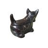 Image 2 : Vintage Black Scottish Terrier Dog Cookie Jar Glazed Ceramic 12.5 Inch