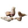Image 1 : Vintage Inuit Handcrafted Seal Skin Seals 4-Piece Collection Canada 4-10" Long