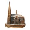 Image 2 : Vintage Cologne Cathedral Metal Ashtray and Trinket Box Mid-20th Century German Souvenirs