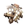Image 3 : Sailor's Art Brass Nautical Sextant J. Scott Replica with Wooden Box 6x5.5x3 Inches