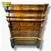Image 1 : Antique Victorian Mahogany Scotch Chest of Drawers Mid-Late 19th Century