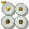 Image 2 : Set of 4 Reproduction 1925 Indian Head 2 1/2 Dollar Coins Gold Plated  1926-1929