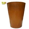 Image 2 : Mid-Century Modern Teak Waste Paper Bin - 13in Tall Made in Sweden Wood Construction