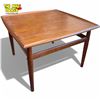 Image 1 : Grete Jalk Mid-Century Danish Teak Coffee Table - 26.5x26.5x19in