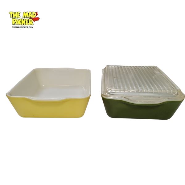 Vintage Pyrex Refrigerator Dishes from the 500 Series with 1 Lid