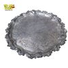 Image 1 : .925 Sterling Silver Footed Presentation Tray Dated 1872 - 11" diameter - Weight: 662 grams