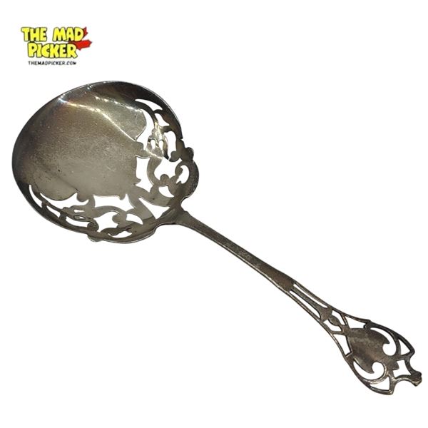 .925 Sterling Silver 6.25" Pierced Bon Bon Spoon - Weight: 24.8 grams