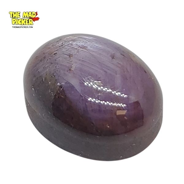 27.29 Carat Natural Burmese Star Ruby - Oval Cabochon Cut (13.5 x 17.2 x 9.5 mm) - Includes Jewel Sc