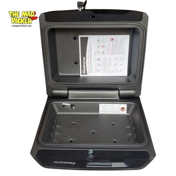 Sentrysafe R4132 Fireproof Waterproof Chest with Keys - Approx. 14.5x10x6 Inches