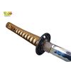 Image 3 : 41in Japanese Katana Replica with Lacquered Wood Scabbard Feudal Era Style