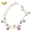 Image 2 : Madreperla Pink Cultured Pearl Necklace & Crystal Necklace with Murano Glass Pendant - 18" Necklaces
