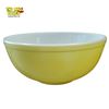 Image 1 : Vintage Pyrex Primary Yellow #404 Mixing Bowl 4 Quart 1945-1950 USA
